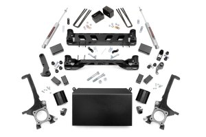 Toyota Tundra Suspension Lift Kit - Rough Country - 4-Inch Rough Country with N3 Shocks - '16-'21